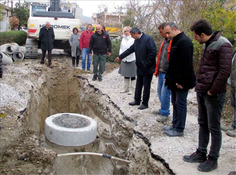 Altyapıda 77 iş makinası çalııyor