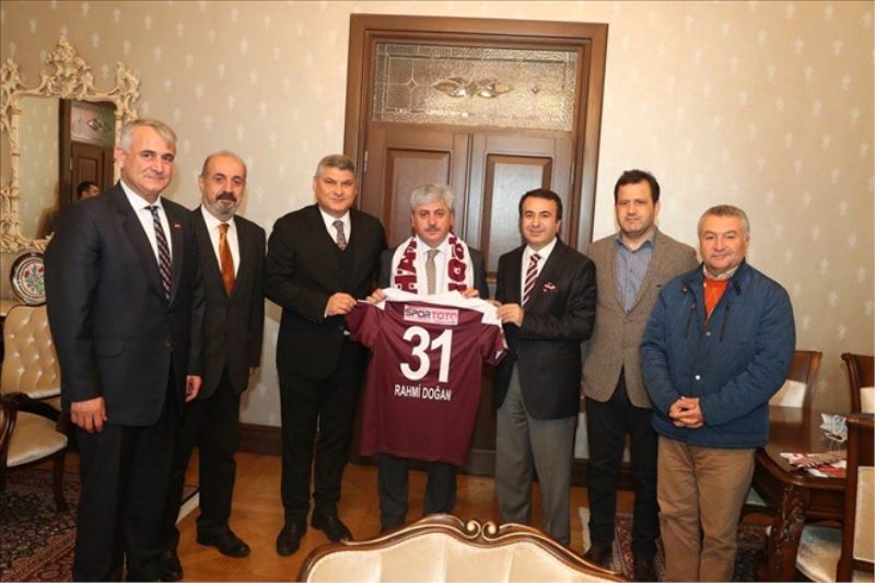 Hatayspor´un vali ziyareti