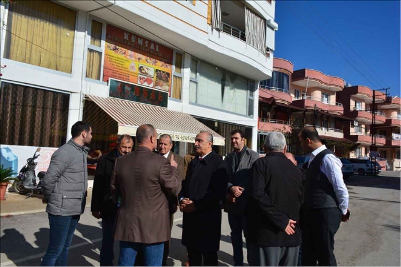 Gözcüler´de esnaf ziyareti