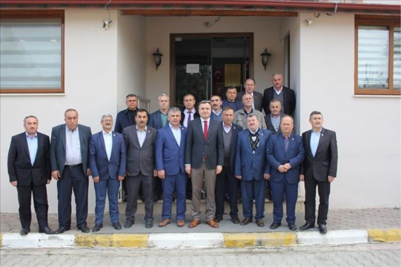 Muhtarlardan moral ziyareti