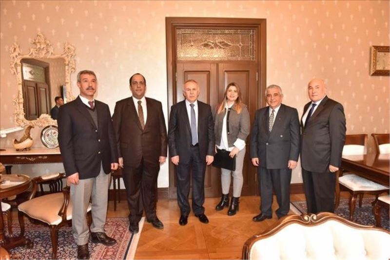 Dernekten valiye ziyaret