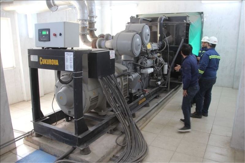 Arıtma tesisine bakım çalışması