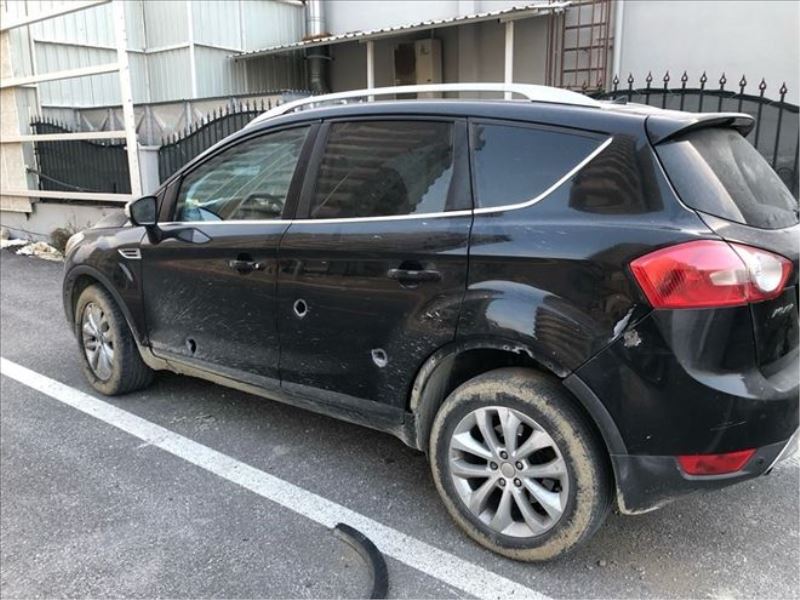 Gazetecinin aracına pompalı saldırı