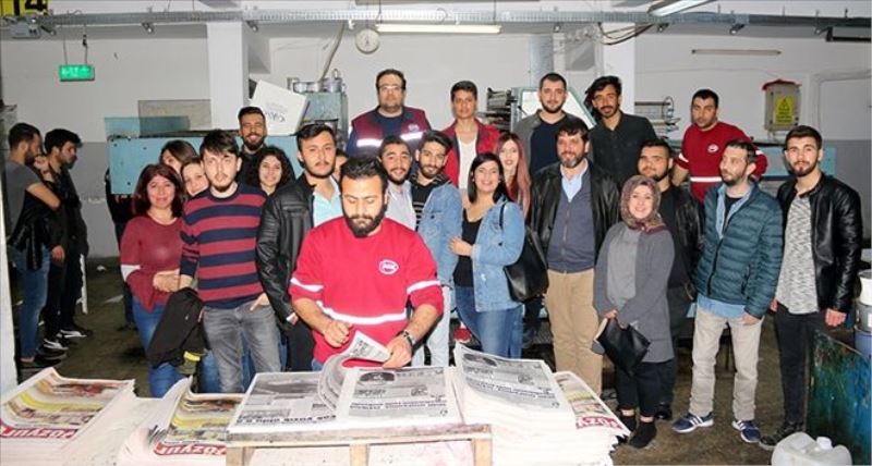 Geleceğin gazetecileri işin mutfağında