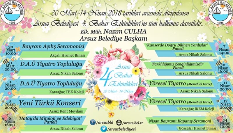 Bahar şenlikleri başlıyor