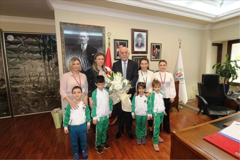 Kreş öğrencilerinin ziyareti