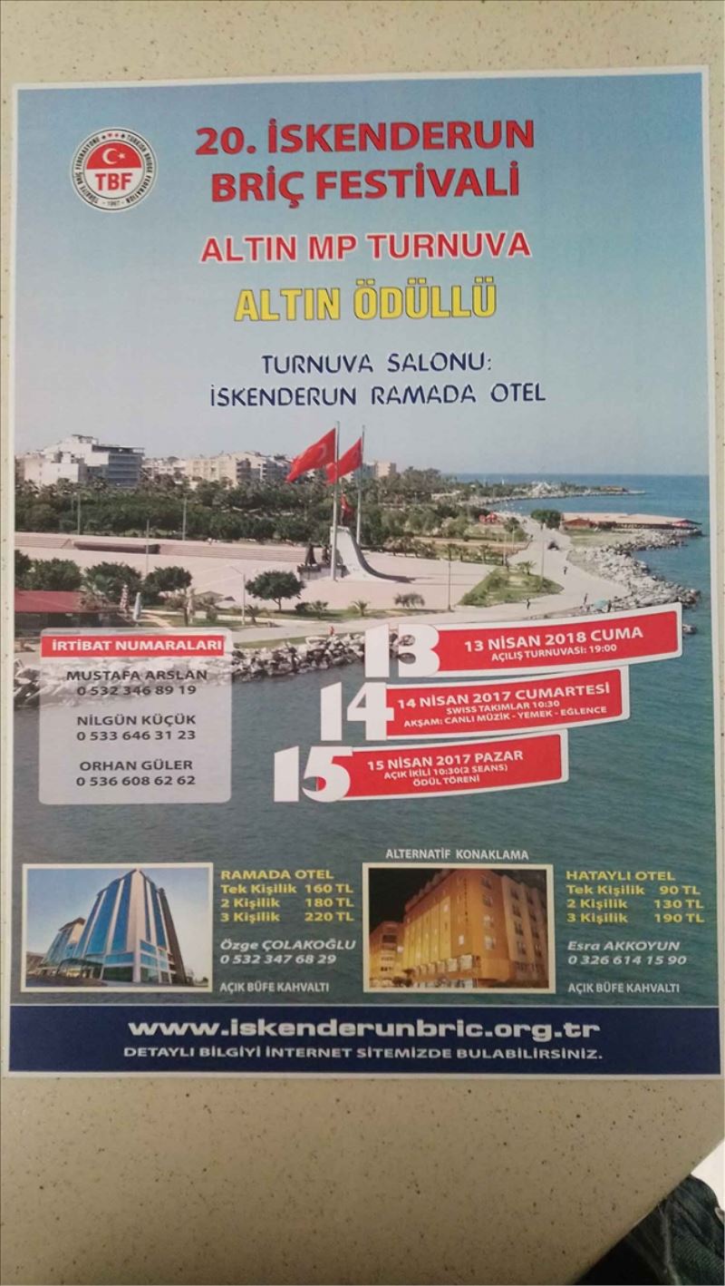 Briç Turnuvası bugün başlıyor