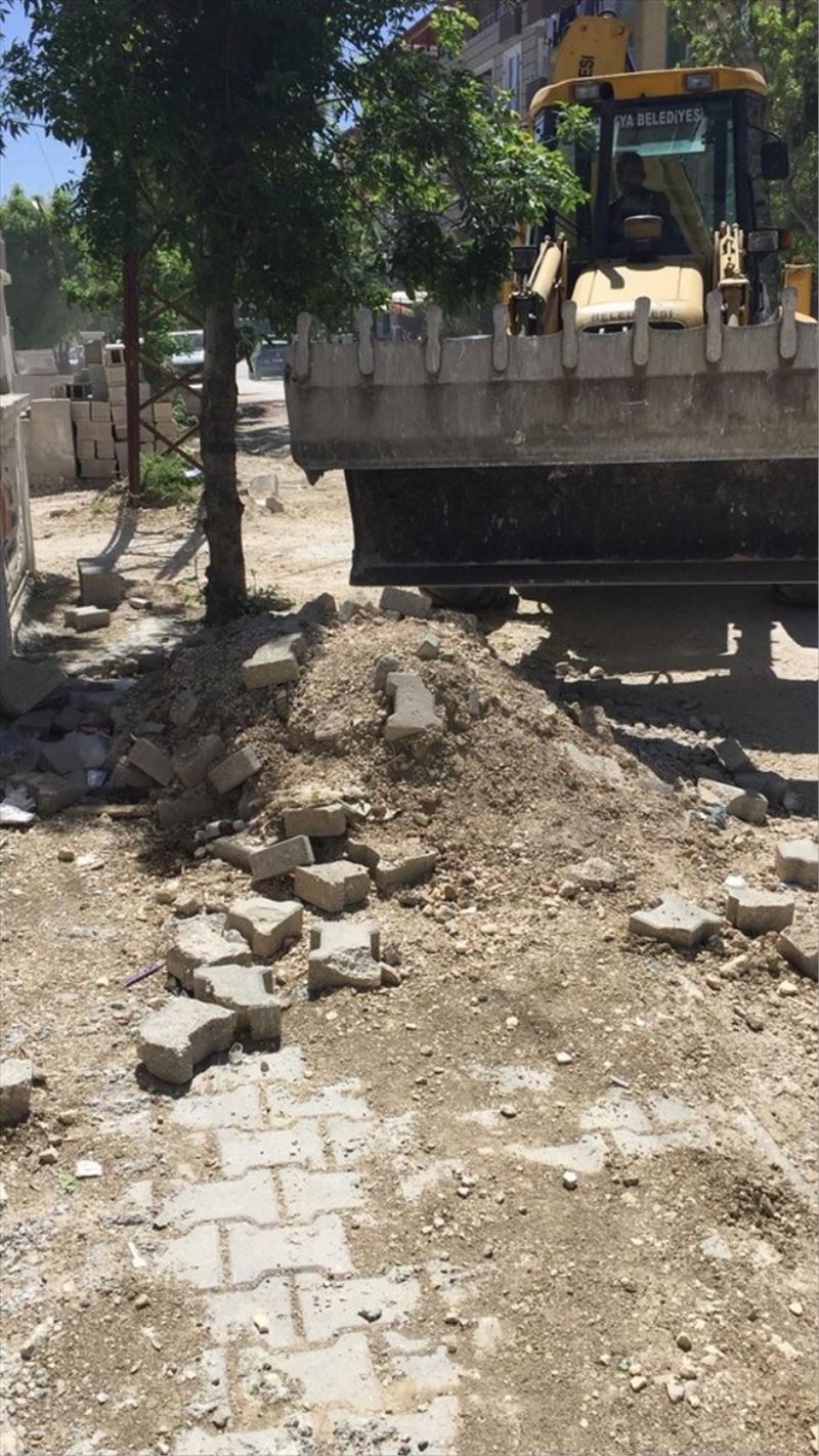 Belediyeden 6 mahallede moloz çalışması
