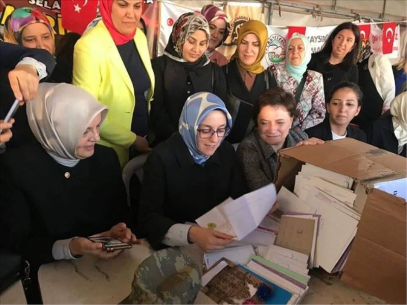 AKP´li kadınların destek ziyareti