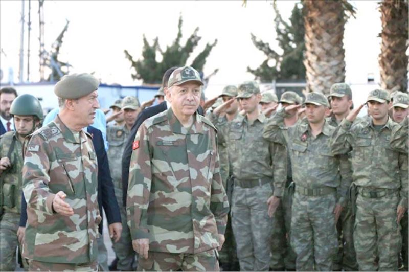 Erdoğan, sınır karakolunda