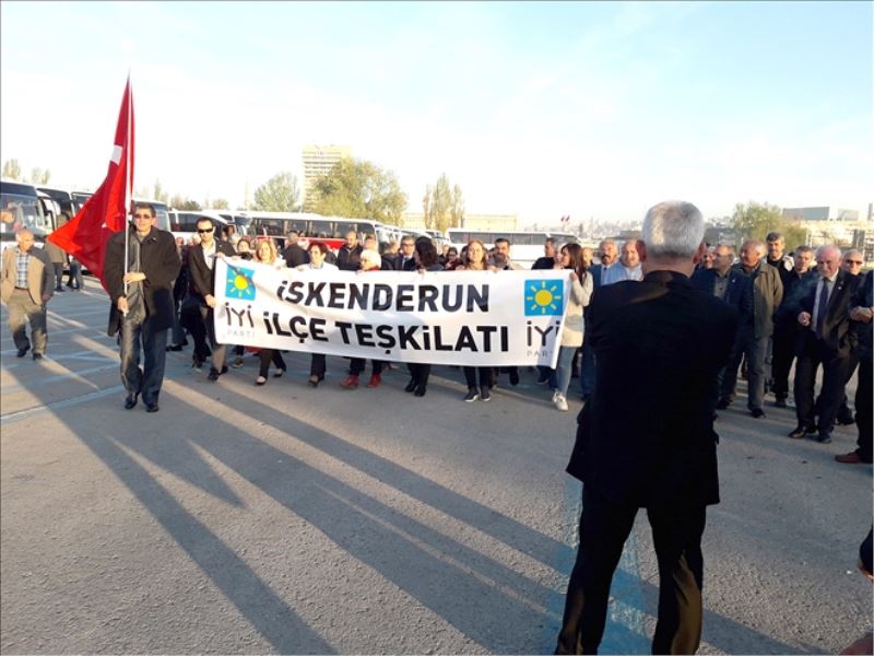 İYİ Parti´nin kurultayına İskenderun´dan katılım