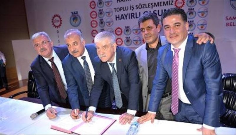 Taşeron işçiyle ilk toplu sözleşme