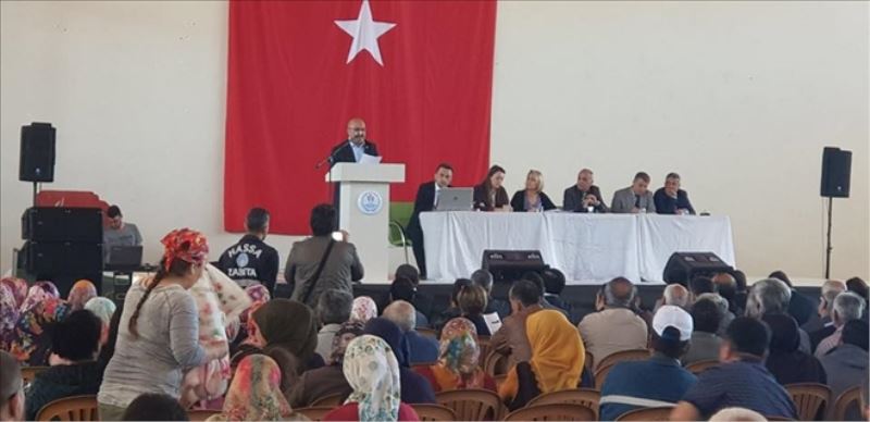 Çimentoya bilgilendirme spor salonunda