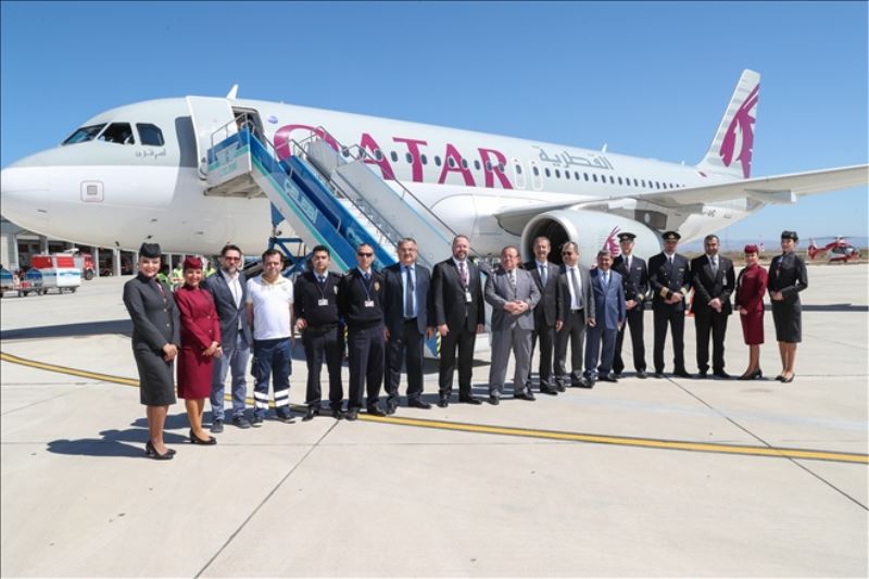 Katar uçuşları başladı