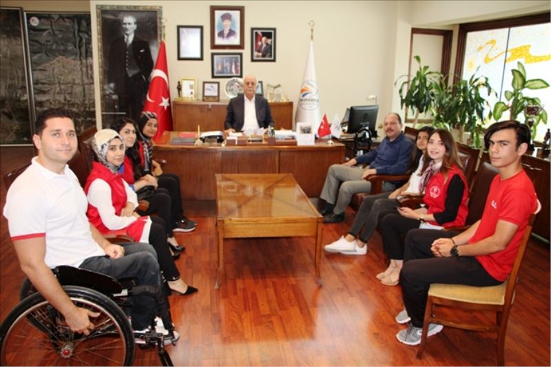 Sporcu gençler Dingil´in konuğu