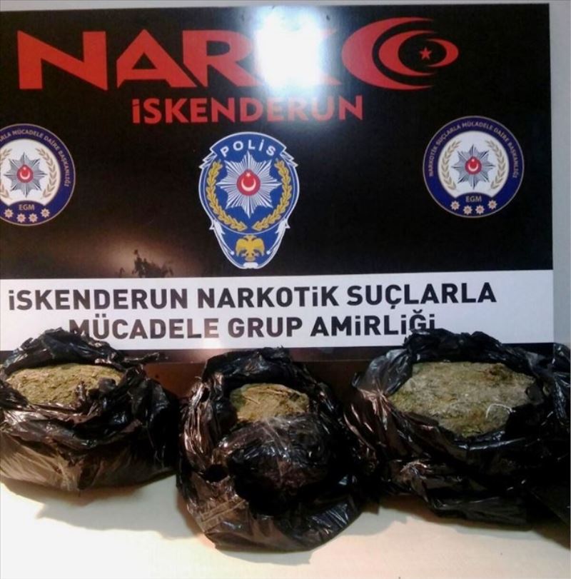 6 operasyonda 10 kilo esrar