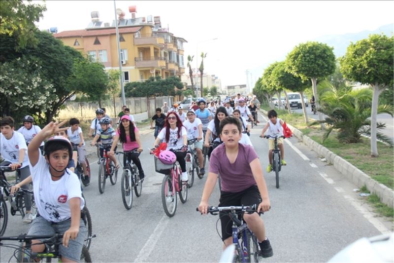 Samandağ´da 19 Mayıs bisiklet turu