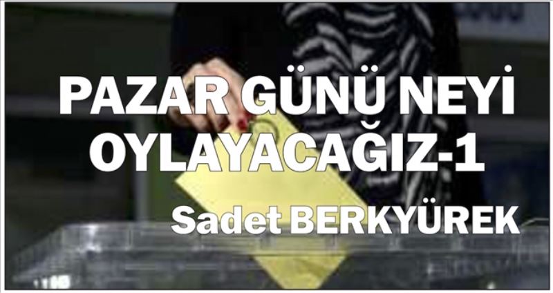 24 Haziran´da neyi oylayacağız?