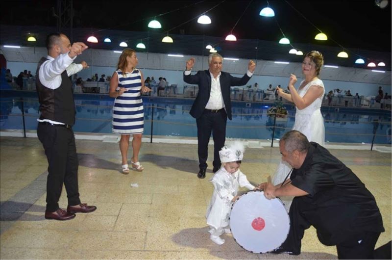 Spor camiası düğünde buluştu