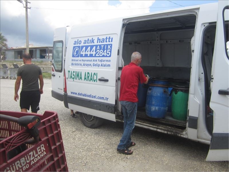 Ayda 800 litrelik atık yağ toplanıyor
