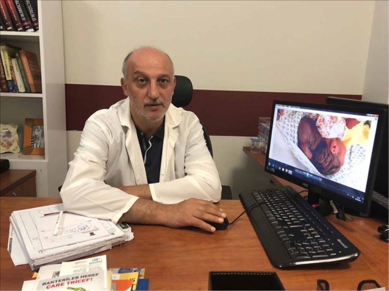 ´İki başlı bebek´, ameliyatla düzeldi