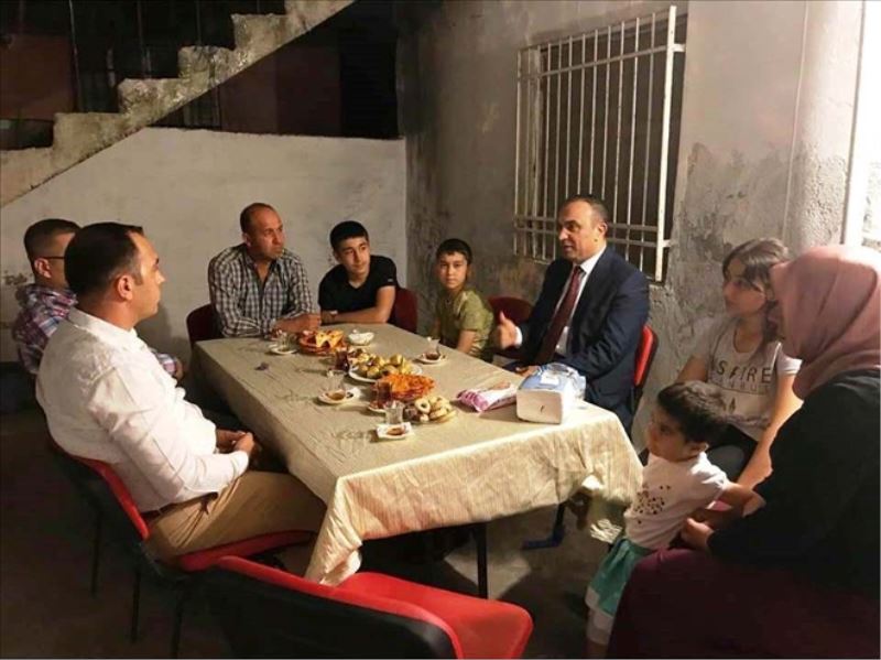 İftar konuğu Kaymakam