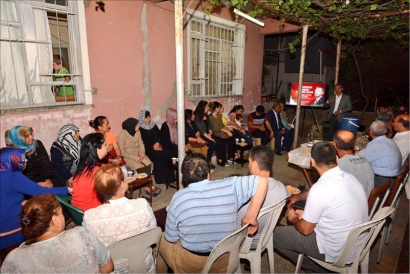 ´Çay saati´ çadırında destek istemi