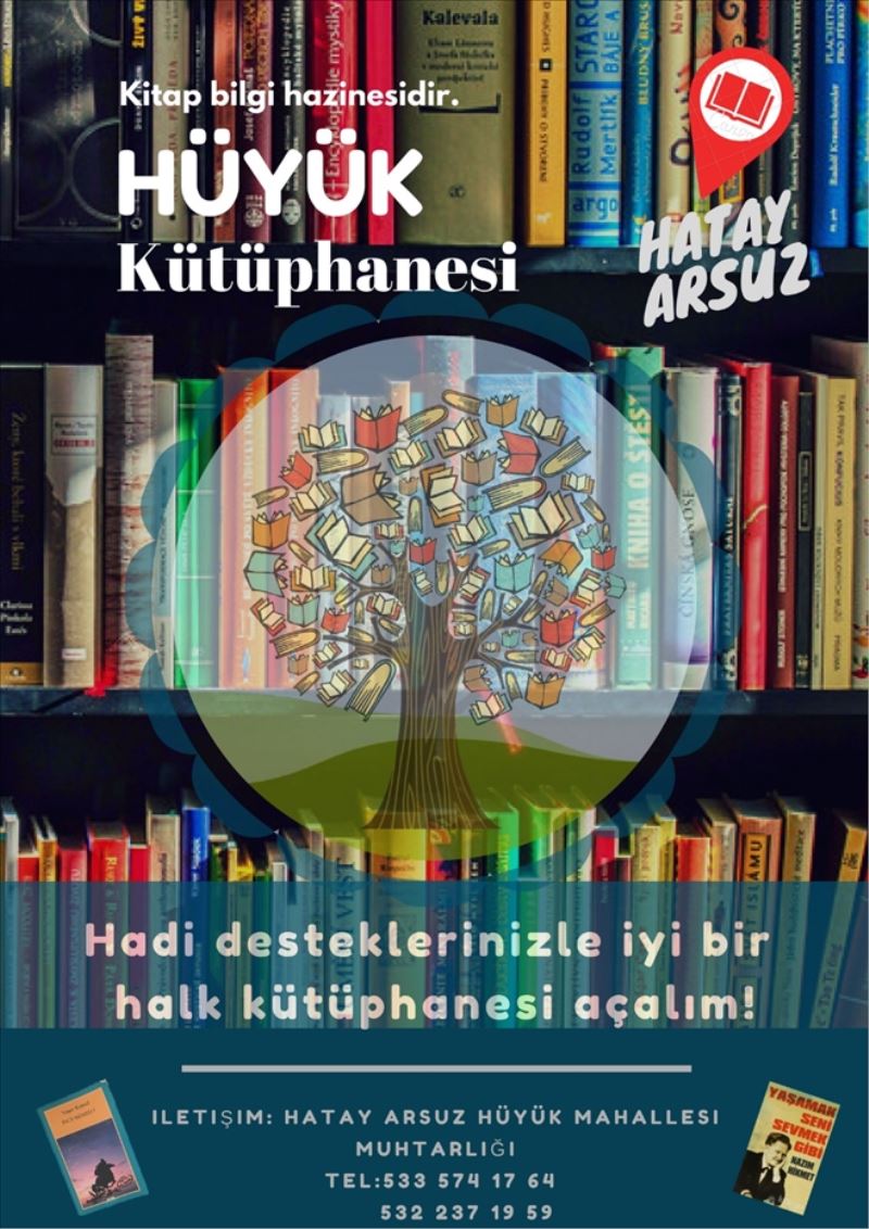 Hüyük´e kütüphane çabası