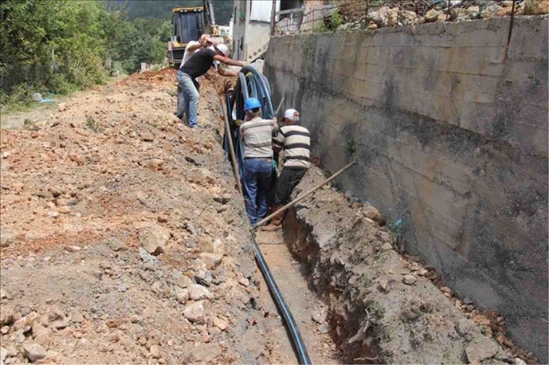Akçay´a yeni içmesuyu hattı
