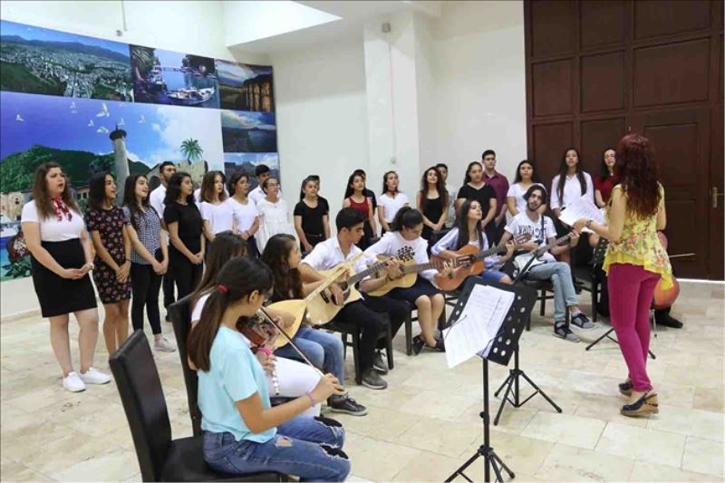 HATMEK korosundan konser hazırlığı