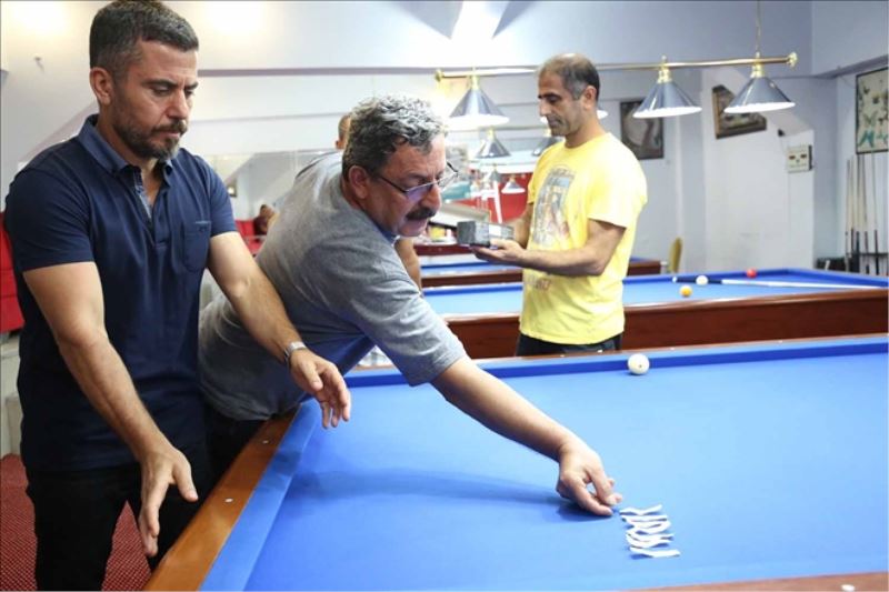 Bilardo turnuvasının kurası çekildi