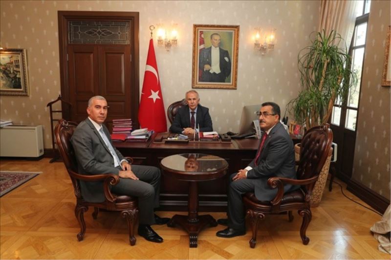 DSİ bölge müdürünün vali ziyareti