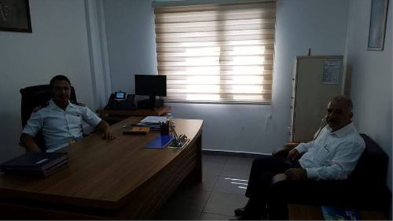 Başkandan komutana ziyaret