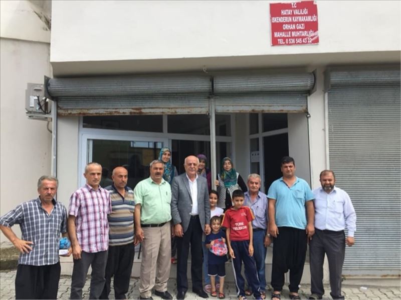 Dingil´den muhtar ziyareti