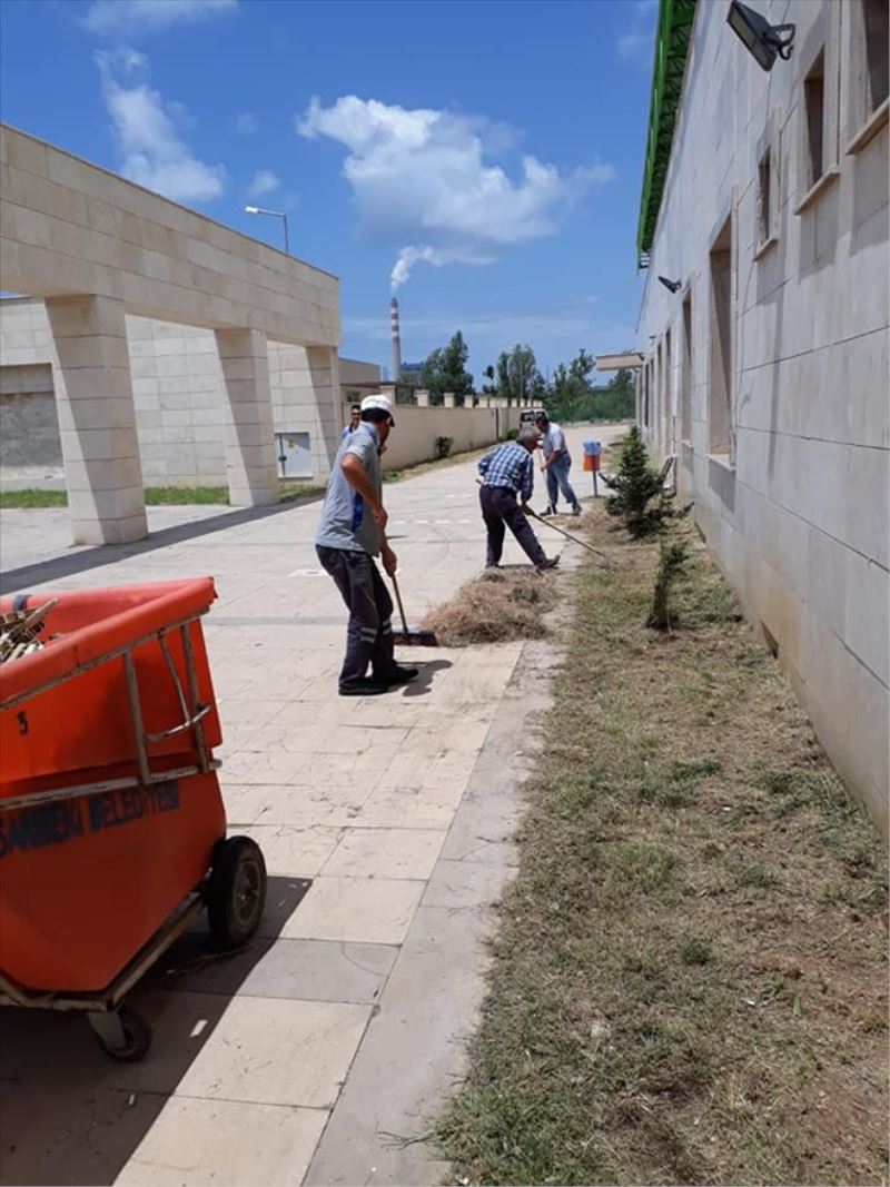 Spor tesisine bakım ve temizlik