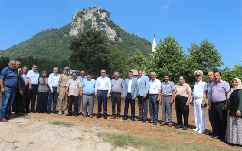 Kaymakam, Kaledibi´nde muhtarlarla buluştu