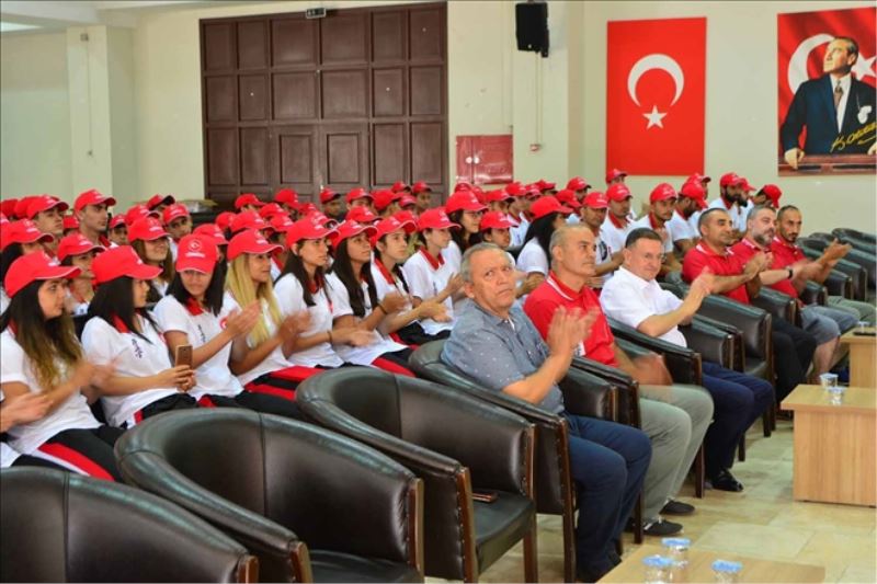 Milli sporcuların ziyareti