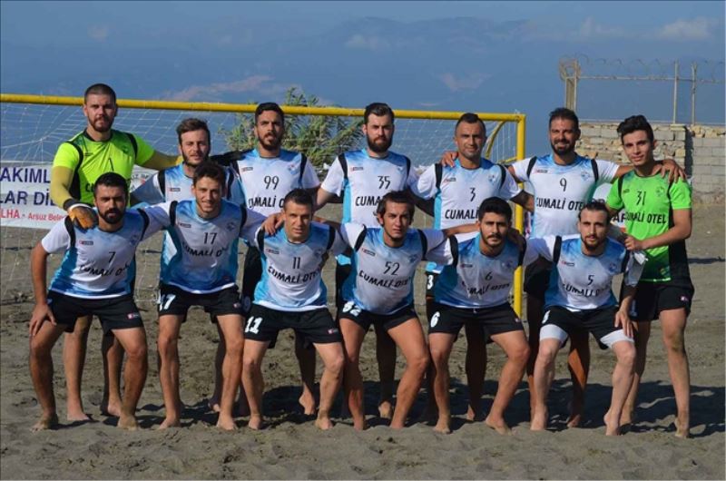 Karaağaç´ta 4. Plaj Futbolu