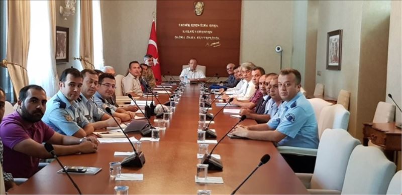 Trafik kazalarını önleme planı toplantısı