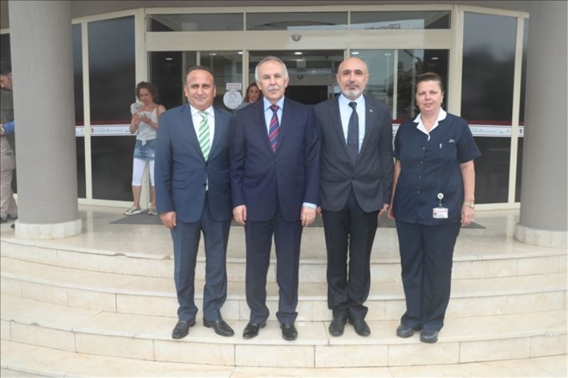 Valinin özel hastane ziyareti