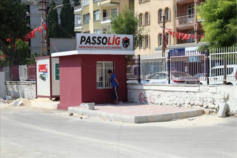Passolig gişesi hazırlandı