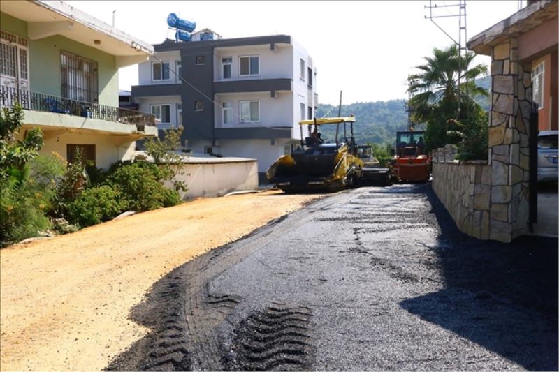 Fidanlı mahallesine beton asfalt