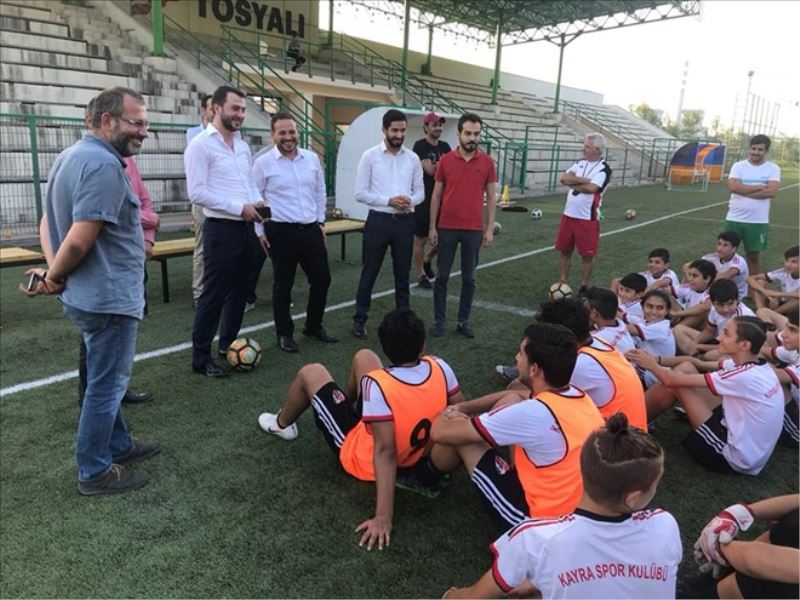 Kayra Spor´a ´destek ziyareti´