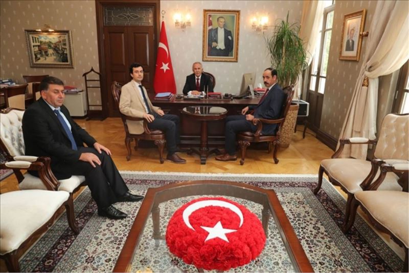 Başmüfettişlerin vali ziyareti