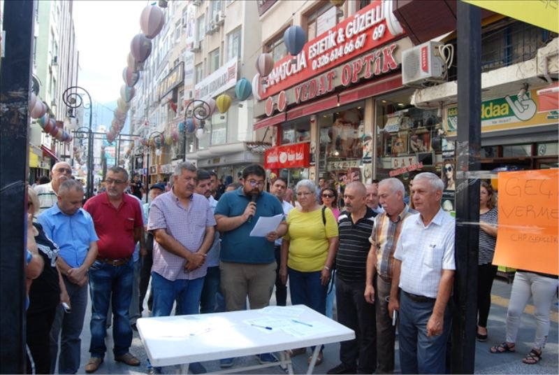 CHP İskenderun Gençlik: Geçit vermeyeceğiz