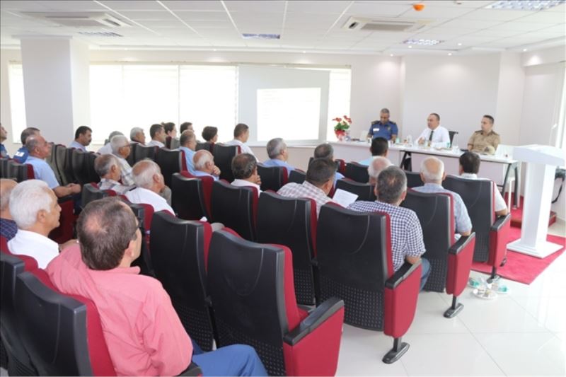 Asayiş ve güvenliği görüştüler