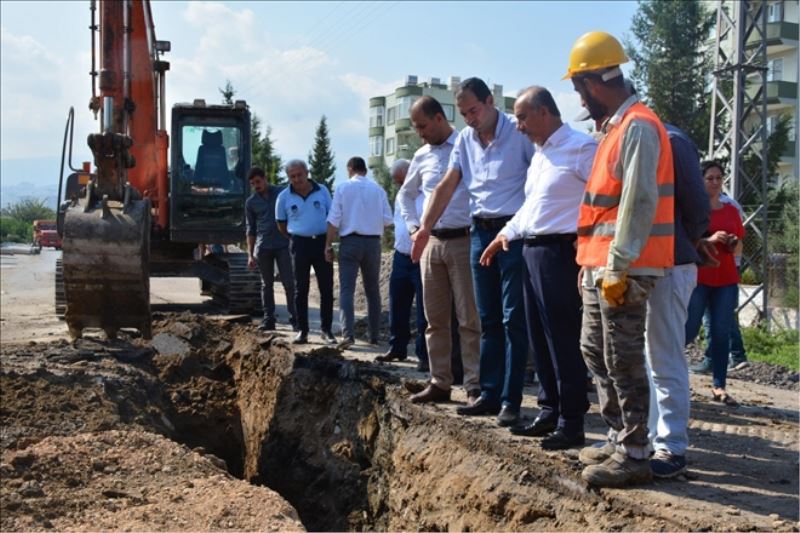 Culha, HBB´nin altyapı çalışmasını inceledi