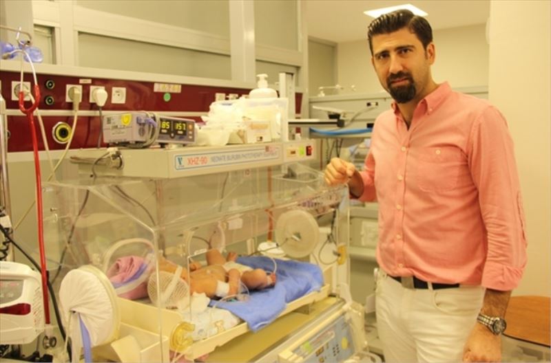 Üç günlük bebeğe ´ensefalosel´ teşhisi