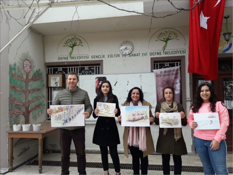 ‘Öğrenci karikatürcüler´ finalde