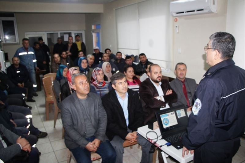 Belediye çalışanlarına ´trafik´ bilgilendirmesi